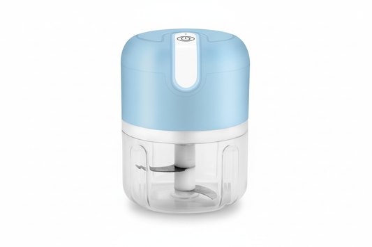 Electric Garlic Masher on White Background